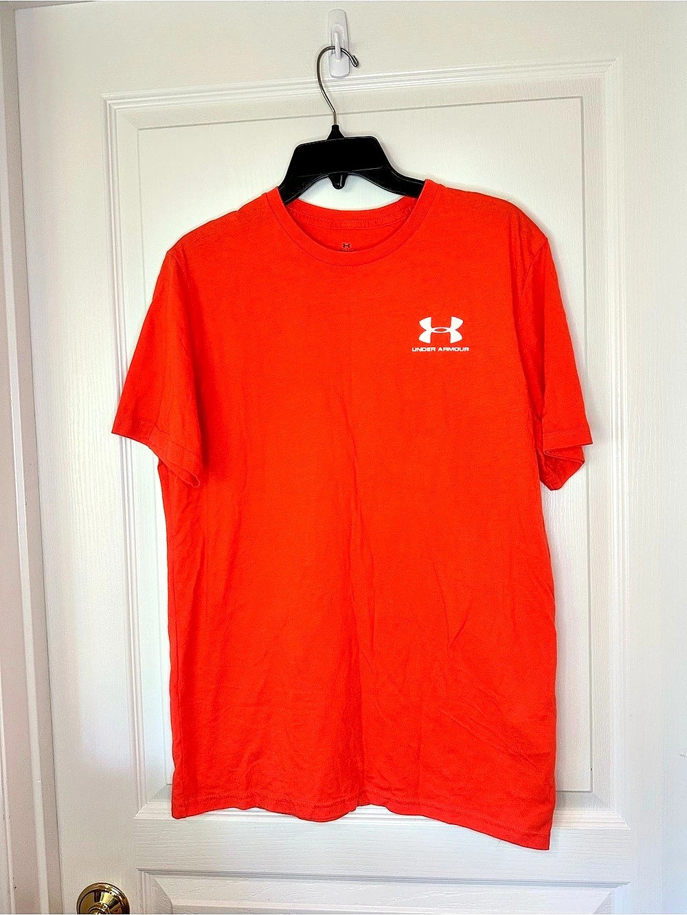 Under Armour Men's Orange Short Sleeve Tee Size Medium